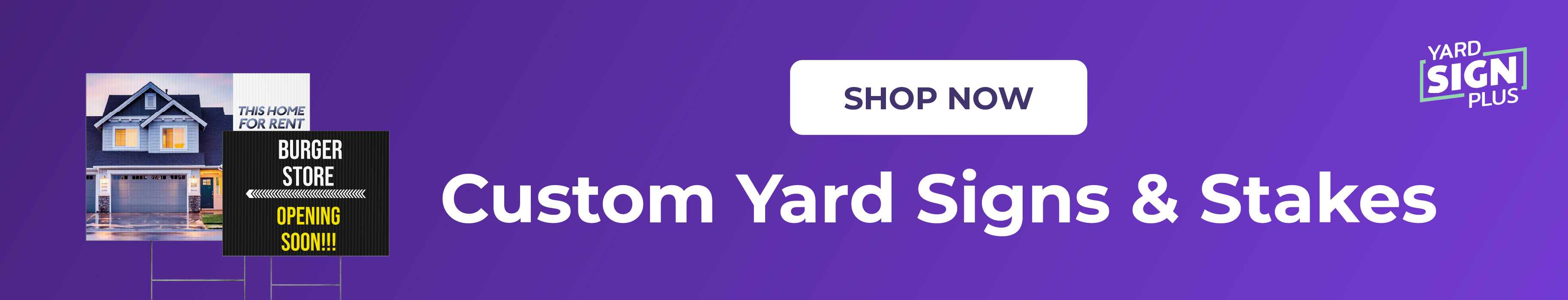 Yard Sign Plus Blog Banner