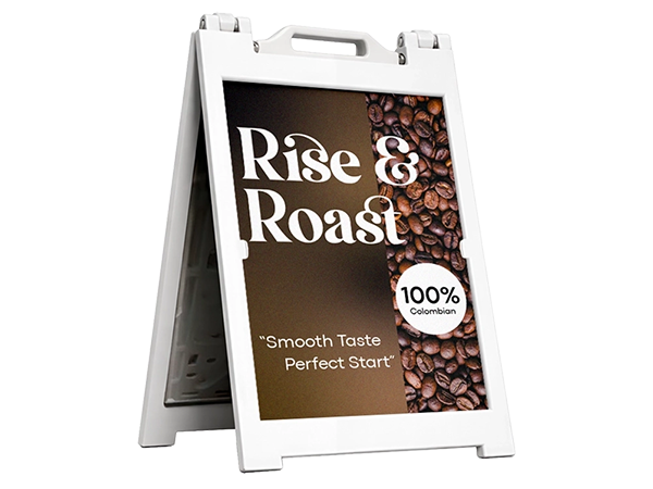 Custom Outdoor Yard Signs Multiple Sizes A-Frame Sign