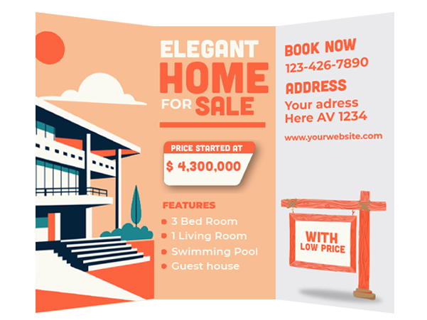 Custom Outdoor Yard Signs Multiple Sizes Brochures Sign