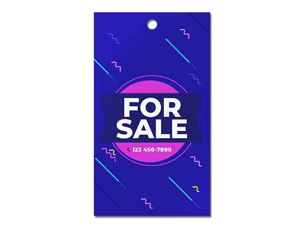 Custom Outdoor Yard Signs Multiple Sizes Hang Tags Sign