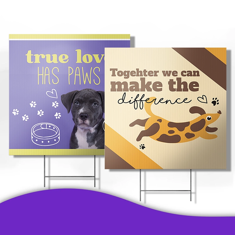 Custom Outdoor Yard Signs Multiple Sizes Real Home
