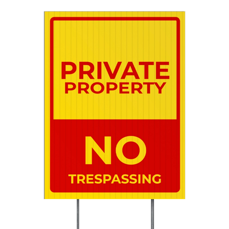 Custom Outdoor Yard Signs Multiple Sizes Safety Sign