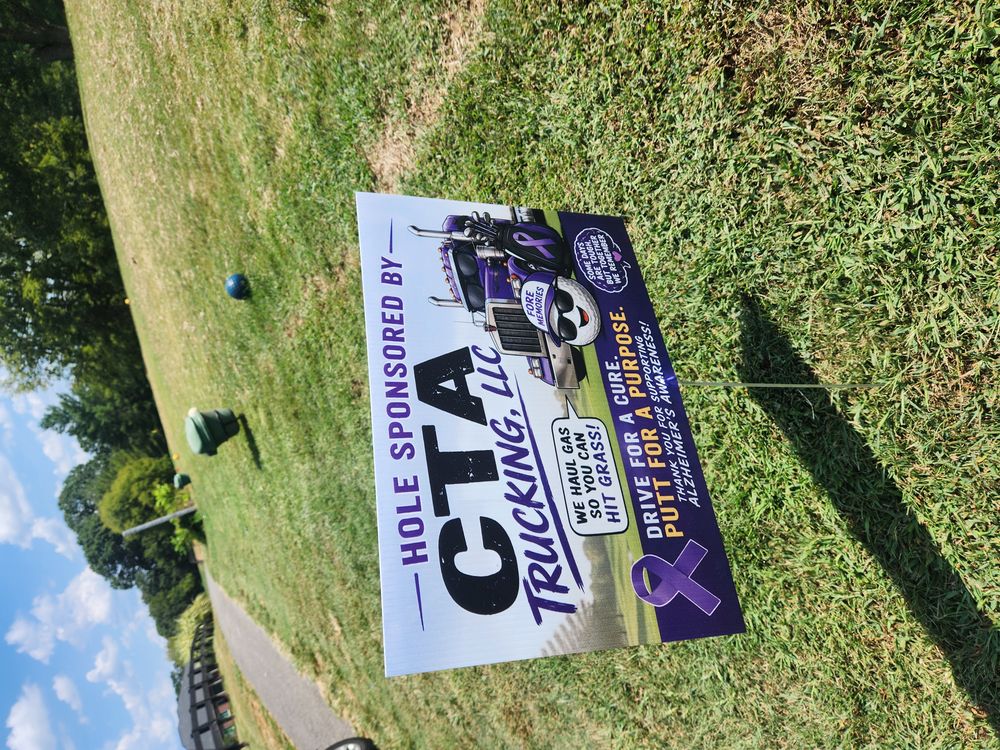 customer photos of yard sign plus