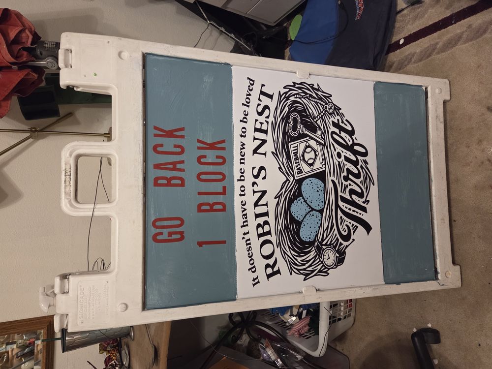 customer photos of yard sign plus