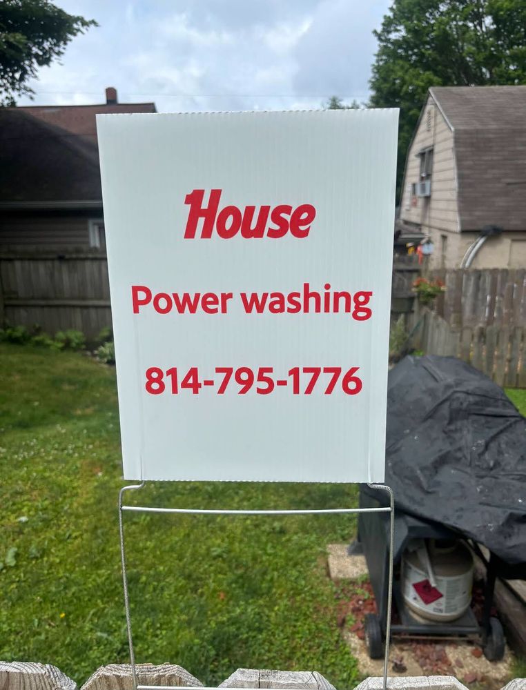 customer photos of yard sign plus