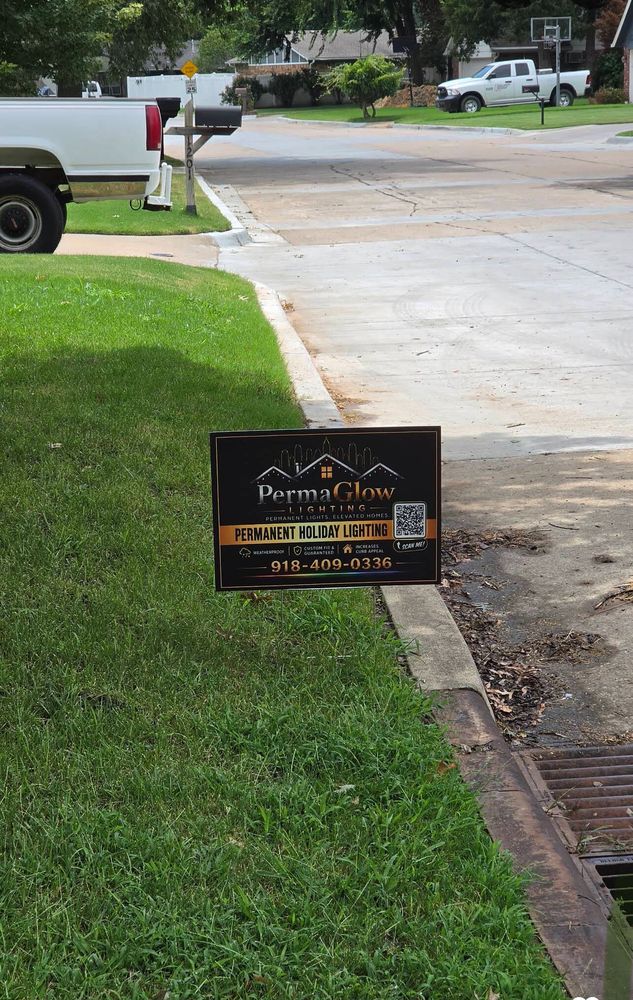 customer photos of yard sign plus