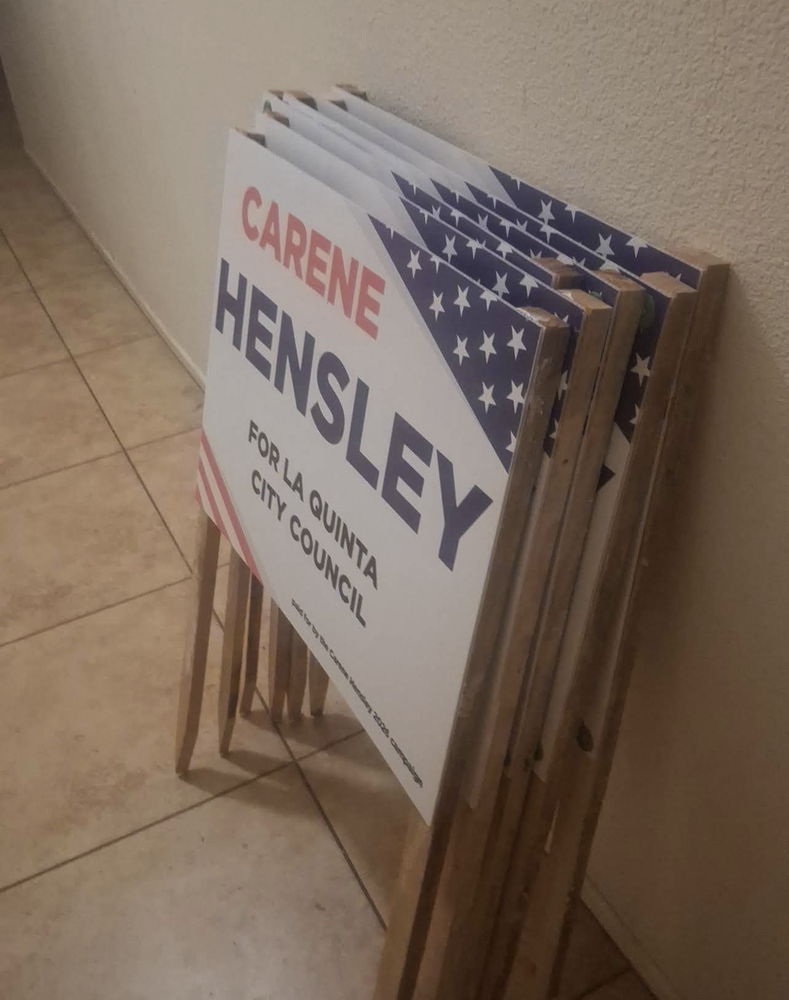 customer photos of yard sign plus