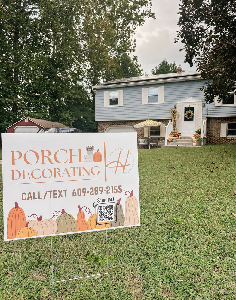 customer photos of yard sign plus