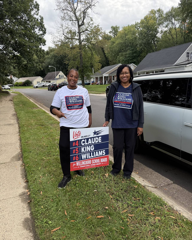 customer photos of yard sign plus