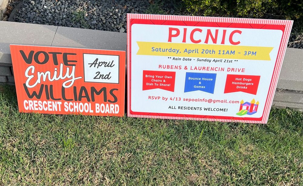 customer photos of Yard Sign Plus