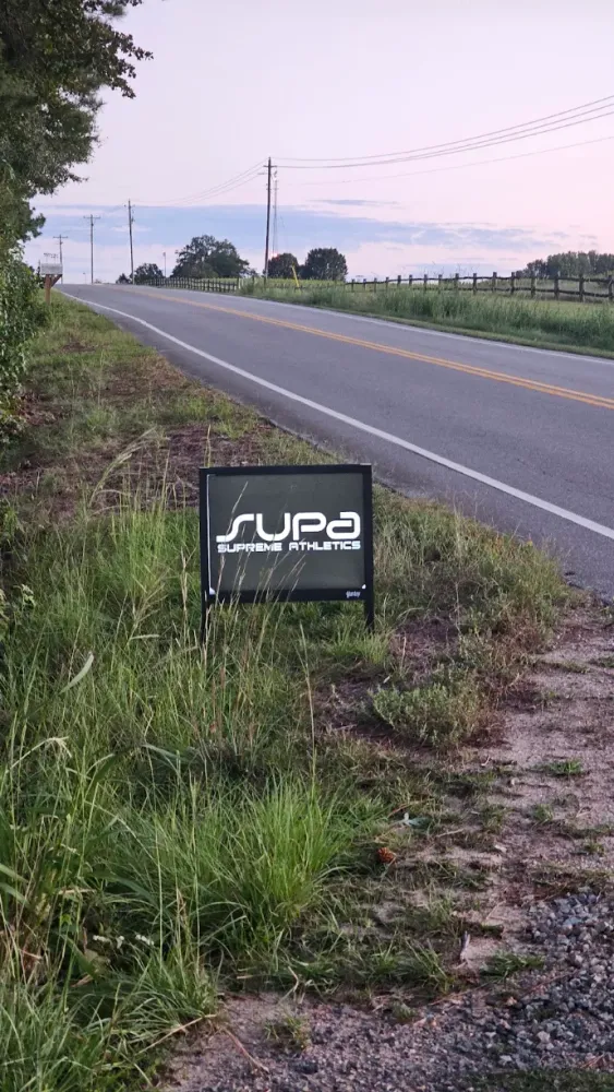 customer photos of yard sign plus