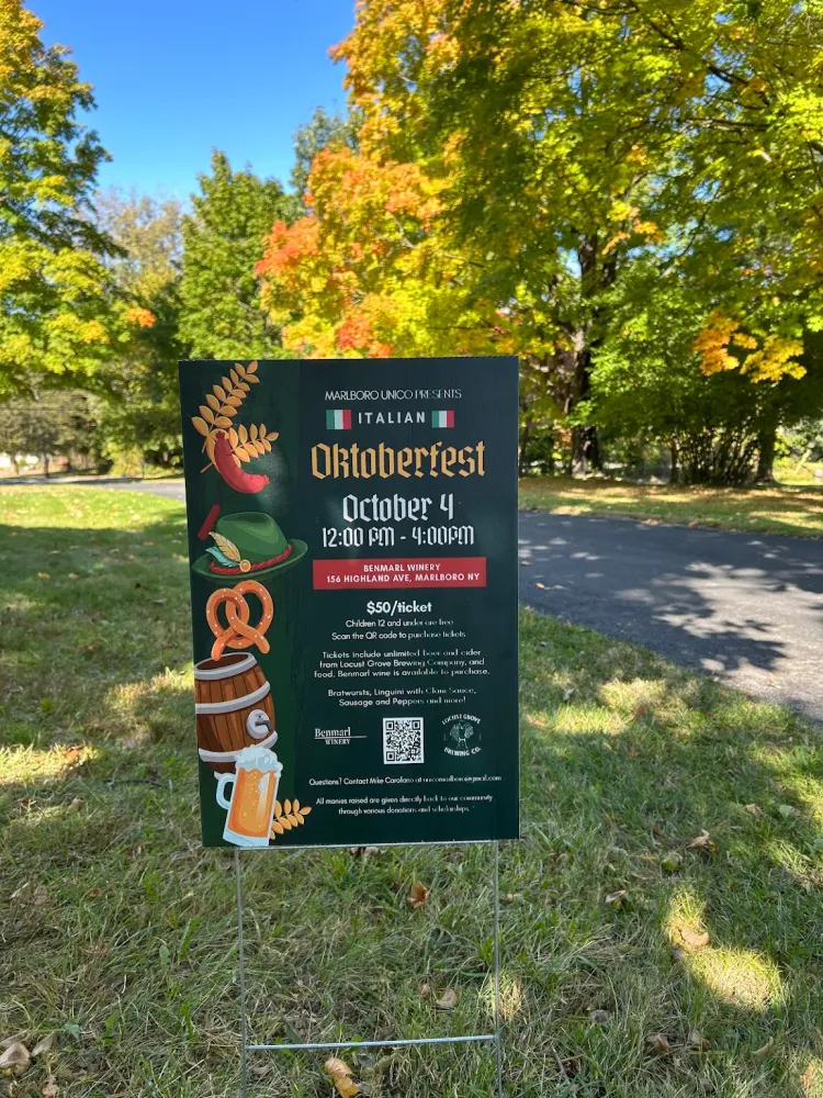 customer photos of yard sign plus
