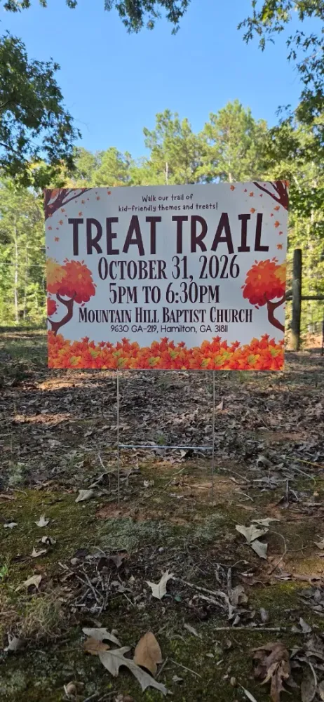 customer photos of yard sign plus