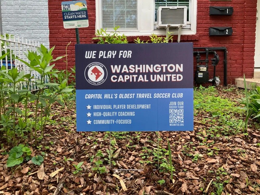 customer photos of yard sign plus