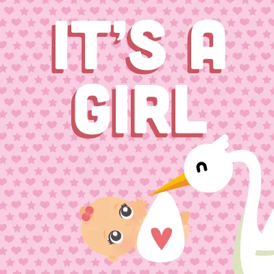 Custom Outdoor Yard Signs Multiple Sizes Its A Girl