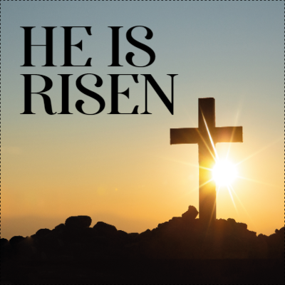 Custom Outdoor Yard Signs Multiple Sizes He Is Risen