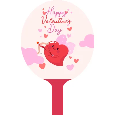 Custom Hand Fans Multiple Sizes Love heart
