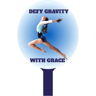 Custom Hand Fans Multiple Sizes Defy Gravity With Grace