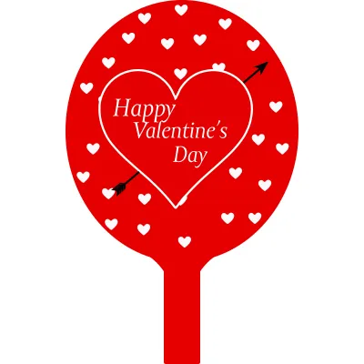 Custom Hand Fans Multiple Sizes Valentine's Day 1