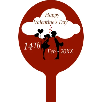 Custom Hand Fans Multiple Sizes Valentine's Day 5