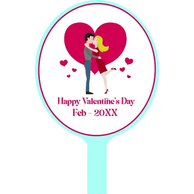 Custom Hand Fans Multiple Sizes Valentine's Day 6