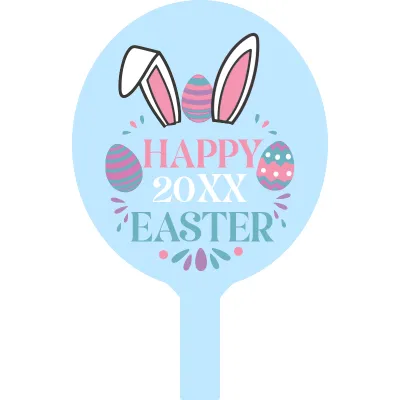 Custom Hand Fans Multiple Sizes Happy Easter