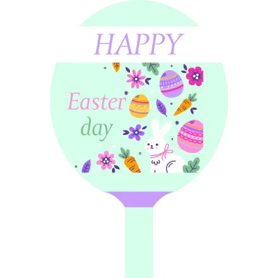 Custom Hand Fans Multiple Sizes Easter Day