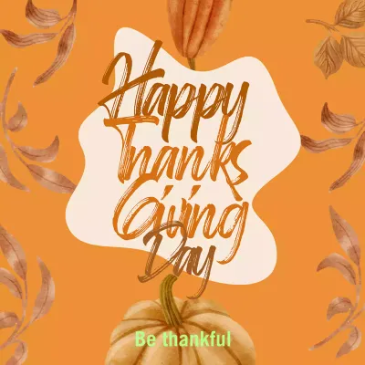 Custom Outdoor Yard Signs Multiple Sizes Be Thankful
