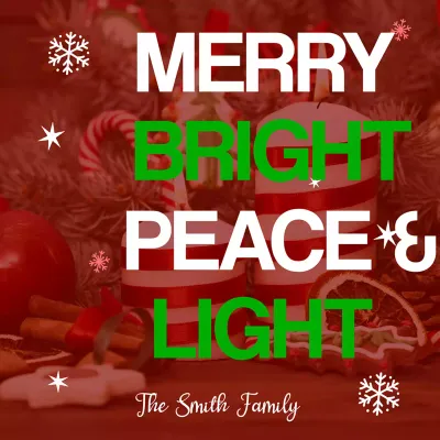 Custom Outdoor Yard Signs Multiple Sizes Merry Bright Light