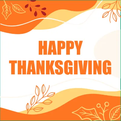 Custom Outdoor Yard Signs Multiple Sizes Thanksgiving Day Celebration