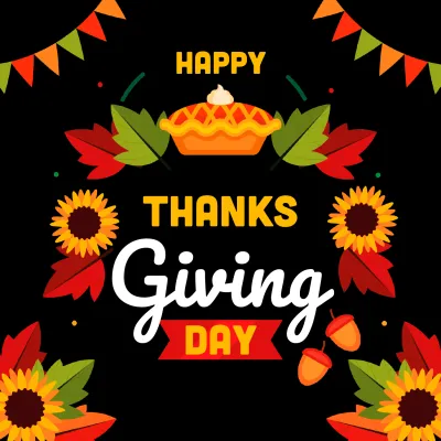 Custom Outdoor Yard Signs Multiple Sizes Thanksgiving Day