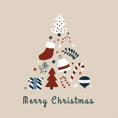 Custom Outdoor Yard Signs Multiple Sizes Gold Christmas Tree