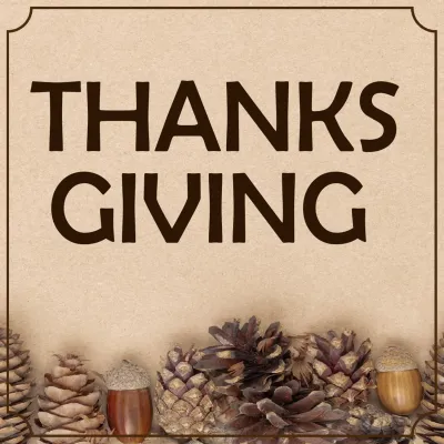 Custom Outdoor Yard Signs Multiple Sizes Thanksgiving