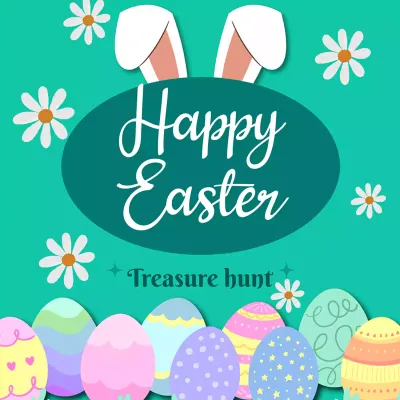 Custom Outdoor Yard Signs Multiple Sizes Easter Treasure Hunt