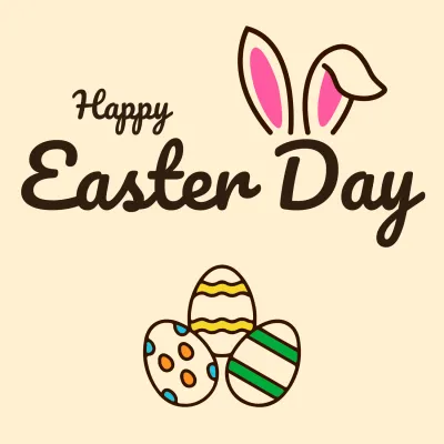 Custom Outdoor Yard Signs Multiple Sizes Happy Easter Day