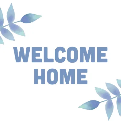 Custom Outdoor Yard Signs Multiple Sizes Simple Welcome Home