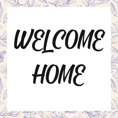 Custom Outdoor Yard Signs Multiple Sizes Welcome Home Sign