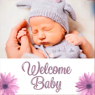 Custom Outdoor Yard Signs Multiple Sizes Welcome Baby