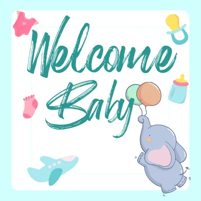 Custom Outdoor Yard Signs Multiple Sizes Welcome Home Baby