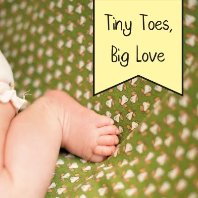 Custom Outdoor Yard Signs Multiple Sizes Tiny Toes