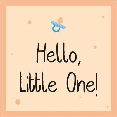 Custom Outdoor Yard Signs Multiple Sizes Hello Little One