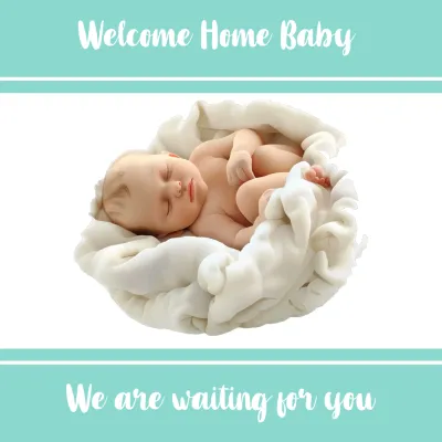 Custom Outdoor Yard Signs Multiple Sizes Welcome Baby Home