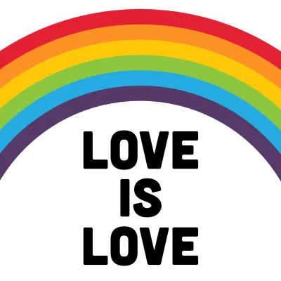 Custom Outdoor Yard Signs Multiple Sizes Love Rainbow