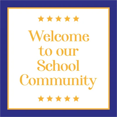 Custom Outdoor Yard Signs Multiple Sizes Welcome School Community