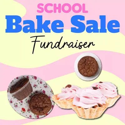 Custom Outdoor Yard Signs Multiple Sizes School Bake Sale