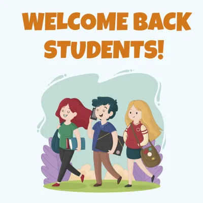 Custom Outdoor Yard Signs Multiple Sizes Welcome Back Students