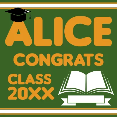 Custom Outdoor Yard Signs Multiple Sizes Congrats Class