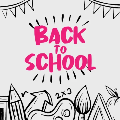 Custom Outdoor Yard Signs Multiple Sizes School on Pink