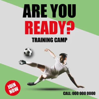 Custom Outdoor Yard Signs Multiple Sizes Training Camp