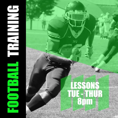 Custom Outdoor Yard Signs Multiple Sizes Football Training